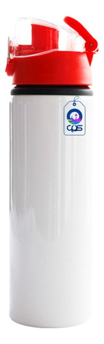 Tiri Botella Deportiva 750ml Tapa Con Seguro Para Sublimar