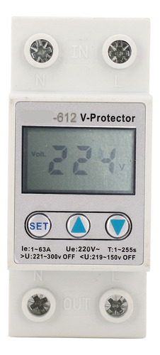 Protector De Sobretensión, Dispositivo De Protección 2p, Lcd