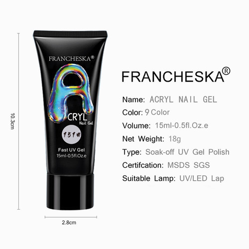 Kit Gel De Extención De Uñas Con Lámpara Uv