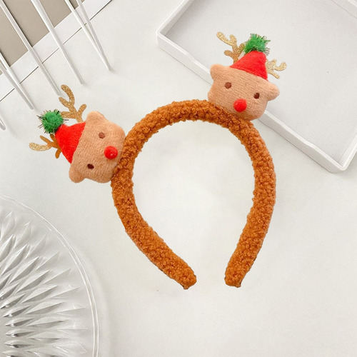 Pinzas Para El Pelo Con Decoración Navideña, Lindas Niñas