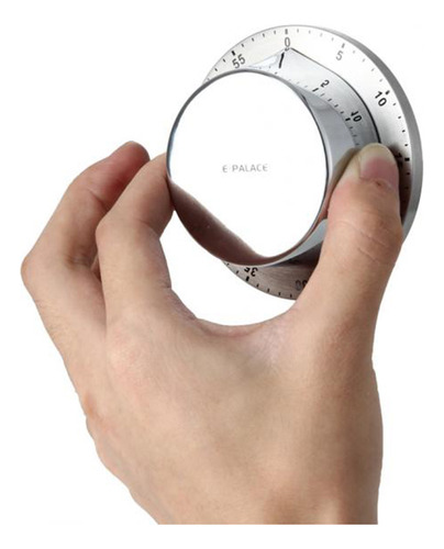 Base Magnética Del Temporizador De Cocina Plata