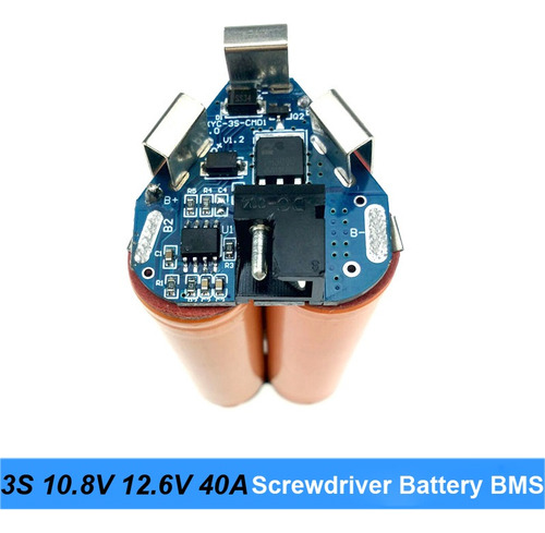 Placa De Batería De Litio 3s 10.8v 12.6v 40a Bms 18650 Bms P