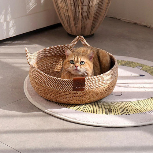 Protector De Muebles Suaves De Cesta De Cama De Gato Con S