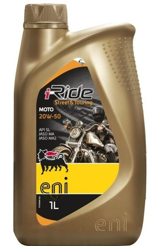Aceite Eni I-ride Moto 20w-50 Top Synthetic