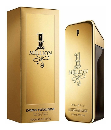 Perfume Importado Hombre Paco Rabanne One Million Edt X200