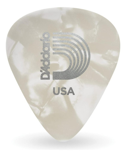 Daddario Accessories Púas De Guitarra De Celuloide Perla De
