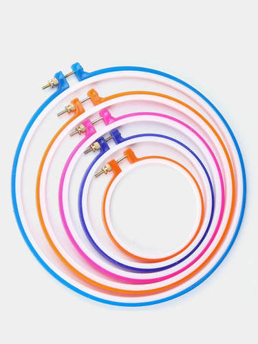 Kit 5 Bordado Bastidores Diámetro11cm-27cm
