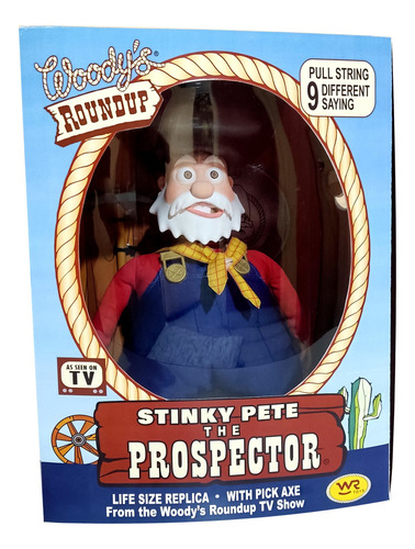 Toy Story Oloroso Pit Stinky Pete Custom Tamaño Real (Usado)
