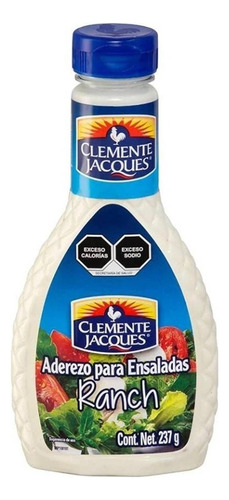 8 Pzas Nuevo Aderezo Para Ensaladas Clemente Jacques Ranch