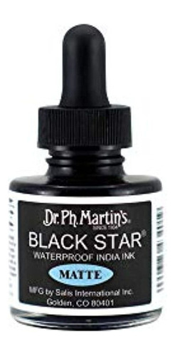 Dr Ph Martins Estrella Negra India Tinta Negro Mate 10 Onza