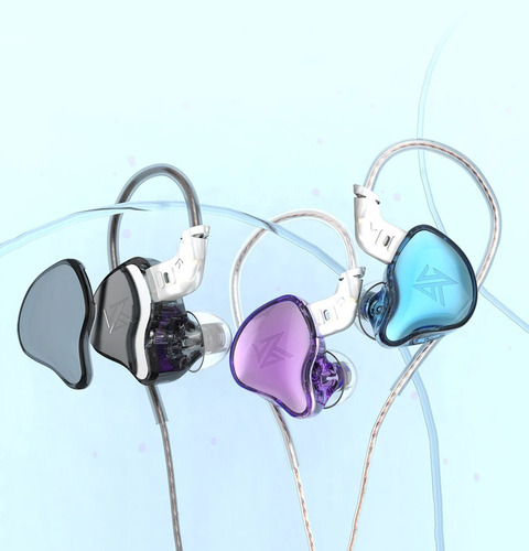 Imagen 7 de 9 de Auriculares In-ear Kz Edc 1dd Sin Microfono Cable Fijo Ofc