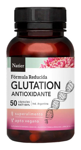 Glutation Natier Antioxidante Desintoxicante 50 Caps