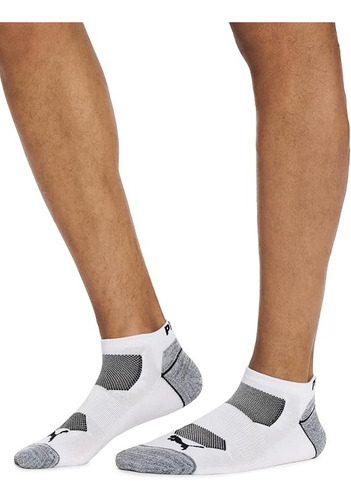 Puma Coolcell Calcetines De Corte Bajo Para Hombre 6 Pz Blanco Liso L