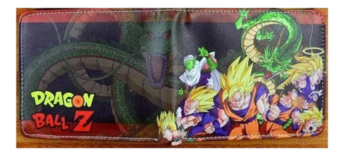 Dragon Ball Z - Cartera Goku Vegeta Broly Gogeta Trunks 06 Color Rojo