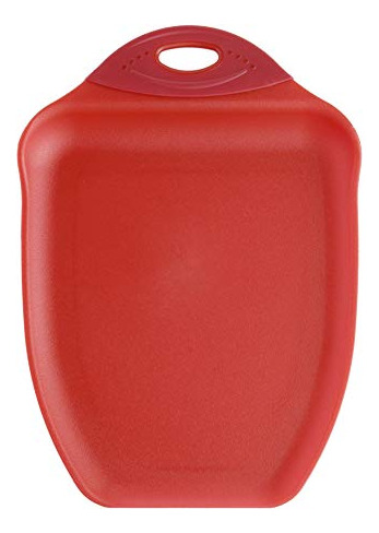 Tabla De Cortar Dexas Chop & Scoop, 9.5x13 Pulgadas, Rojo Sl