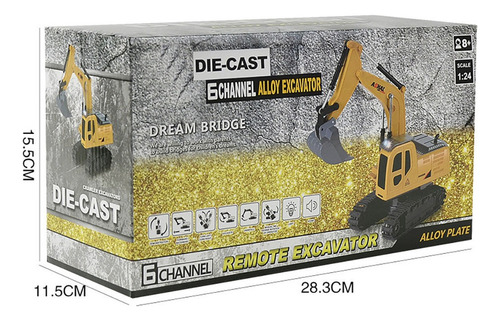 Excavadora De Metal Fundido A Presión F 959f Truck Toy Tract