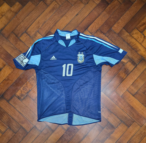 Camiseta Suplente Selección Argentina 2005/06 Aimar 16 M (Usado)