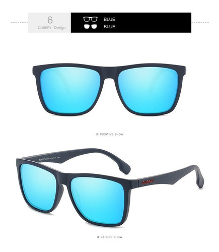 Imagen 2 de 3 de Lentes De Sol Marca Dubery Filtro Uv400 Polarizados