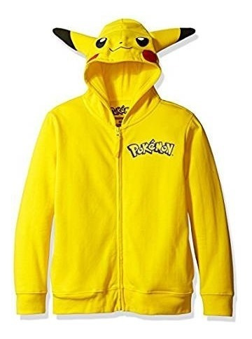 Sudadera Pikachu Pokemon Oficial Adulto O Niño *envio Gratis