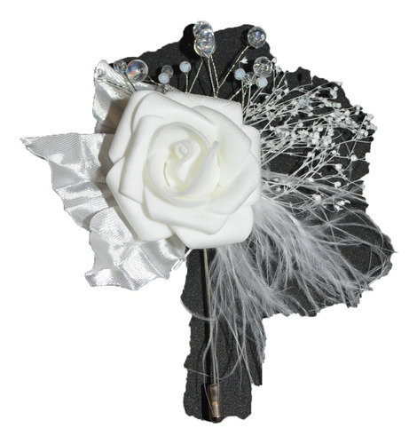 Azar Prendedor Broche Distintivo Novio Boda Boutonniere 