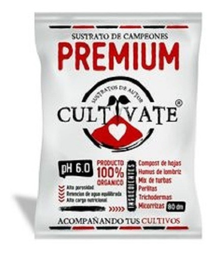 Cultivate Sustrato Premium 80 L Envió Eco Caba $180