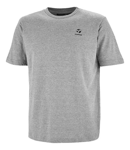 Topper Remera - Mc Essentials Gris Melng