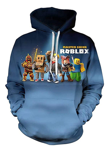 Niños Roblox Sudadera Con Capucha De Impresión 3d De Dibujos