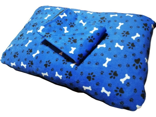 Cama Perro 80 X60x20cm C/funda Impermeable Y 2en Tela