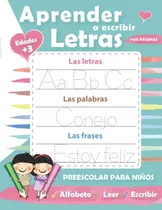 Comprar Libro: Aprender A Escribir Letras: Perfecto Para Aprender A