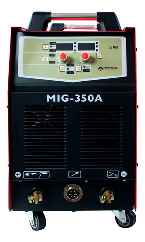 Soldadora Inversora Microalambre Maraga Mig350 350 Ampers Color Rojo