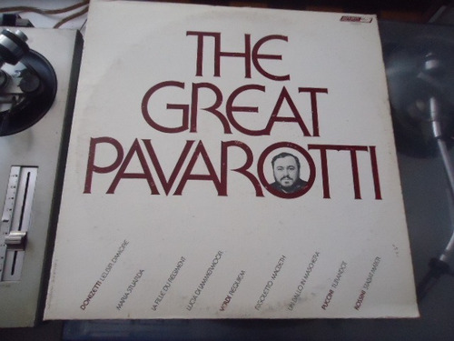 Luciano Pavarotti The Great Pavarotti Lp Imp