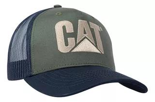 Gorra Caterpillar Cat Cap Olivo Con Marino Para Hombre