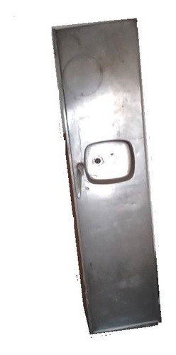 Mesada Acero Inox 2.50 X 62 Con Bacha Monocomando Y Colillas