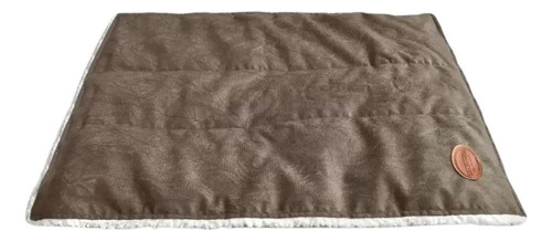 Cobertor Manta Edredom Suede Carapinha Para Cachorro M 82x62 Cor Marrom