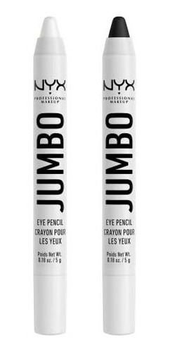 Lápiz De Ojos Jumbo Nyx - Milk & Black Bean (2-pack)