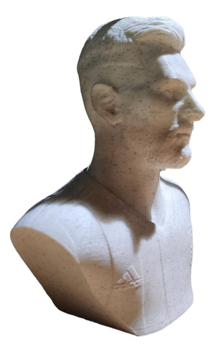 Busto De Lionel Messi Edición Mármol 3d 20cm