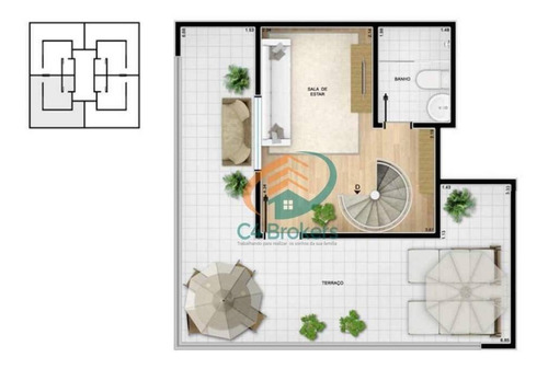 Apartamento Duplex Com 3 Dormitórios À Venda, 82 M² Por R$ 259.000,00 - Jardim São Domingos - Guarulhos/sp - Ad0006