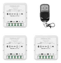 Comprar Pack 3 Interruptores Smart Switch On\u002Foff + Control Remoto Rf