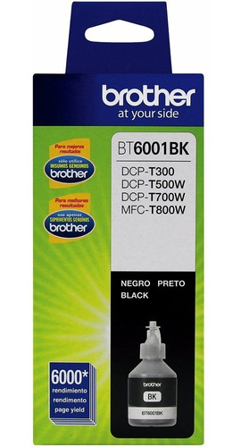 Tinta Brother Negro Bt6001bk