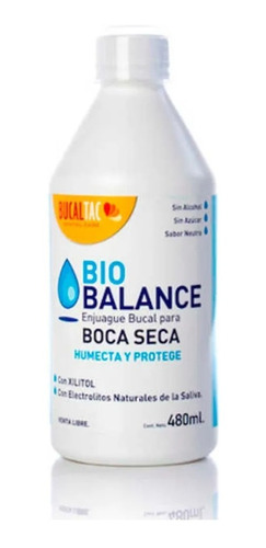 Enjuague Bucal Bio Balance Bucal Tac Boca Seca Humecta 480ml