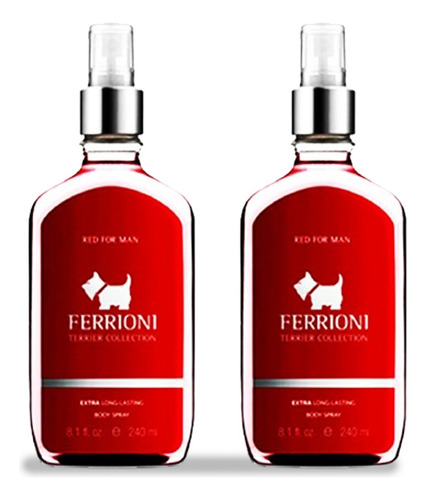Body Ferrioni  Red 240ml Original 2 Piezas