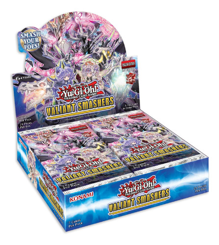 Ygo Valiant Smashers Booster Display  (24ct.)