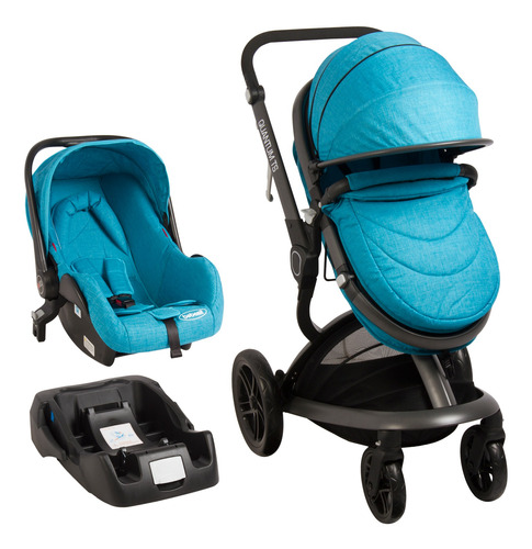 Coche Travel System Quantum Azul