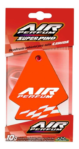 Aromatizador Colgante De Auto Super Pino Air Perfum Fragancia Caribe