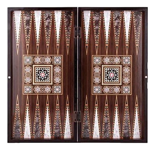 Juego De Mesa De Backgammon Turco - 19 Para Adultos Con Made