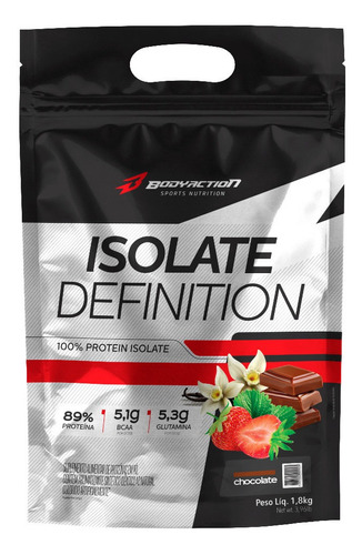 Isolate Definition Whey Isolado Refil 1.8kg - Bodyaction 