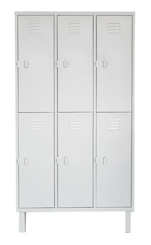 Lockers Casilleros Estante Metalico Nacional 6 Puertas 