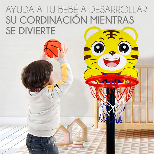 Canasta De Basketball Ajustable Para Niño Juego Infantil,basketball,canasta Basketball