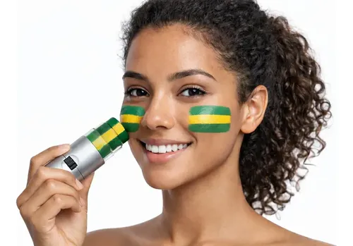 Nexmidio Kit  Brasil  12 Peças Conjunto Para Festa