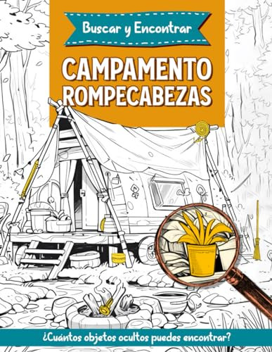 Busca Y Encuentra Camping: Libros De Rompecabezas De Objetos